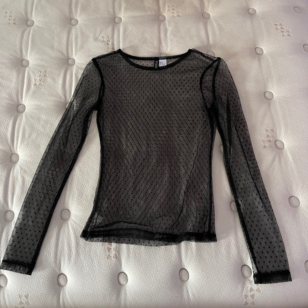 Sheer Ling Sleeve Shirt
